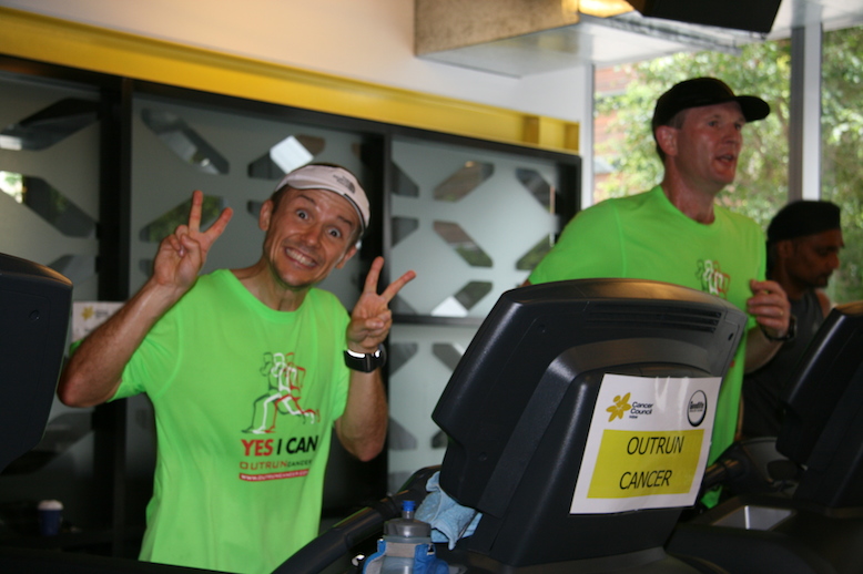 Corporate Treadmill Marathon 2012 - Goodlife Shelley Street Sydney