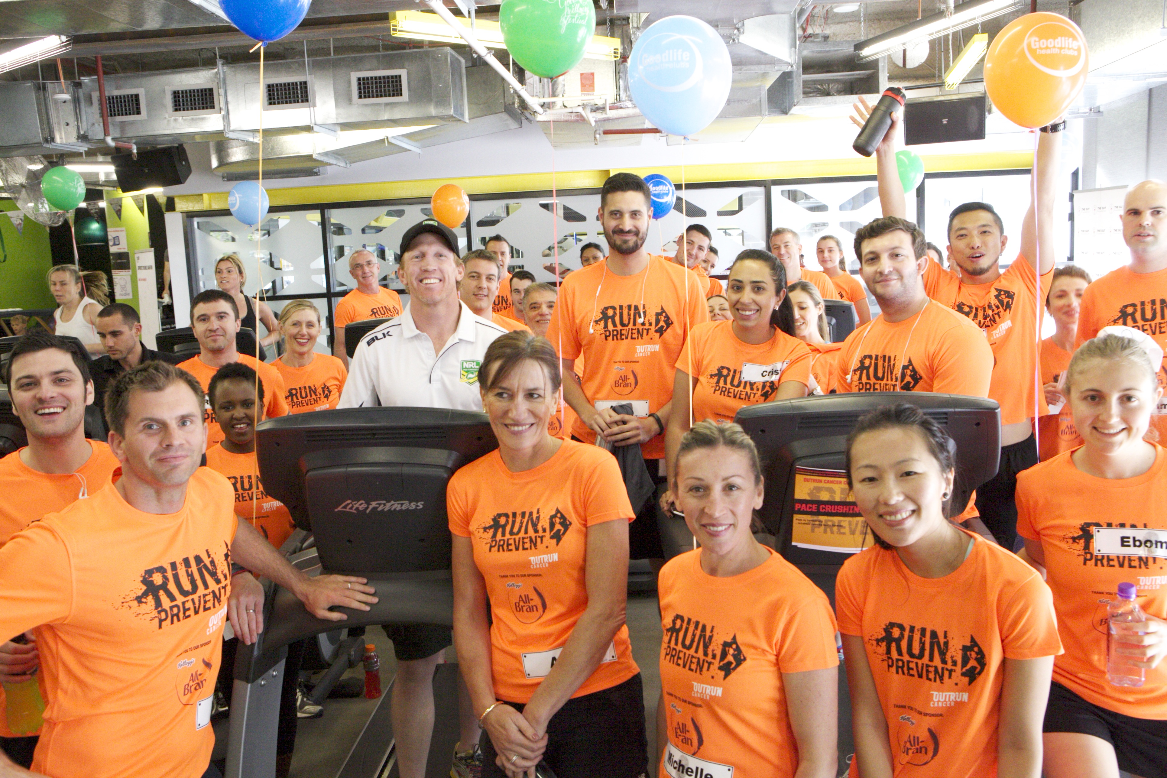 Corporate Treadmill Marathon 2014 - Goodlife Shelley Street Sydney