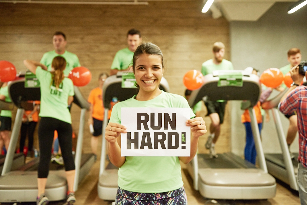 Corporate Treadmill Marathon 2016 - Fitness First King Street Sydney