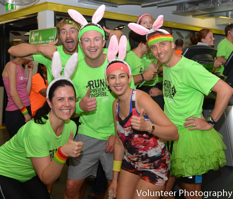 Corporate Treadmill Marathon 2016 - Goodlife Shelley Street Sydney