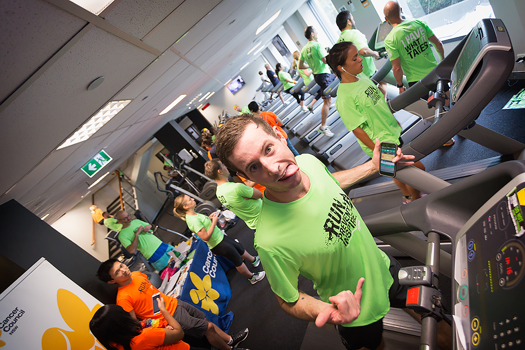 Corporate Treadmill Marathon 2017 - Fitness First North Sydney