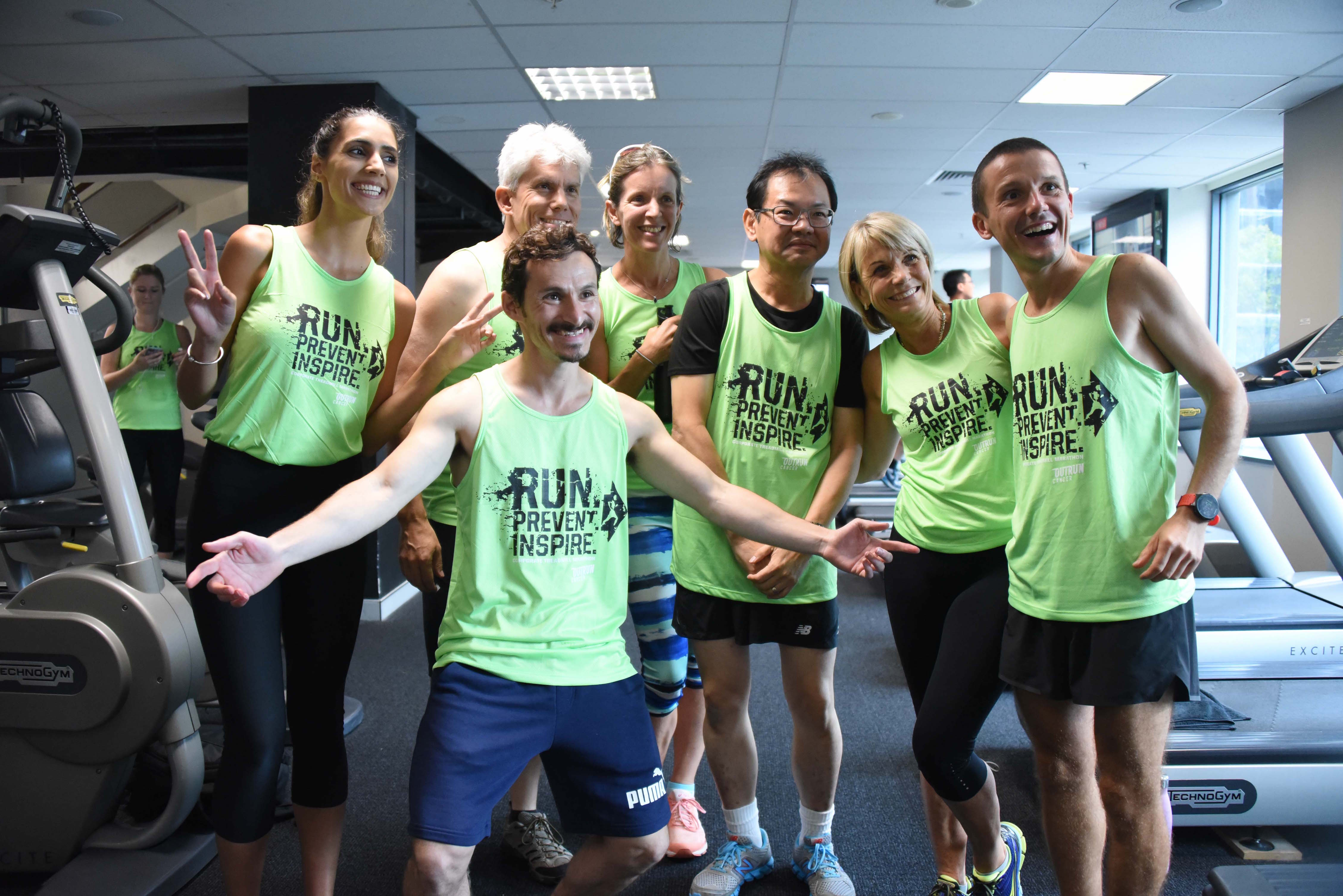 Corporate Treadmill Marathon 2018 - Fitness First North Sydney