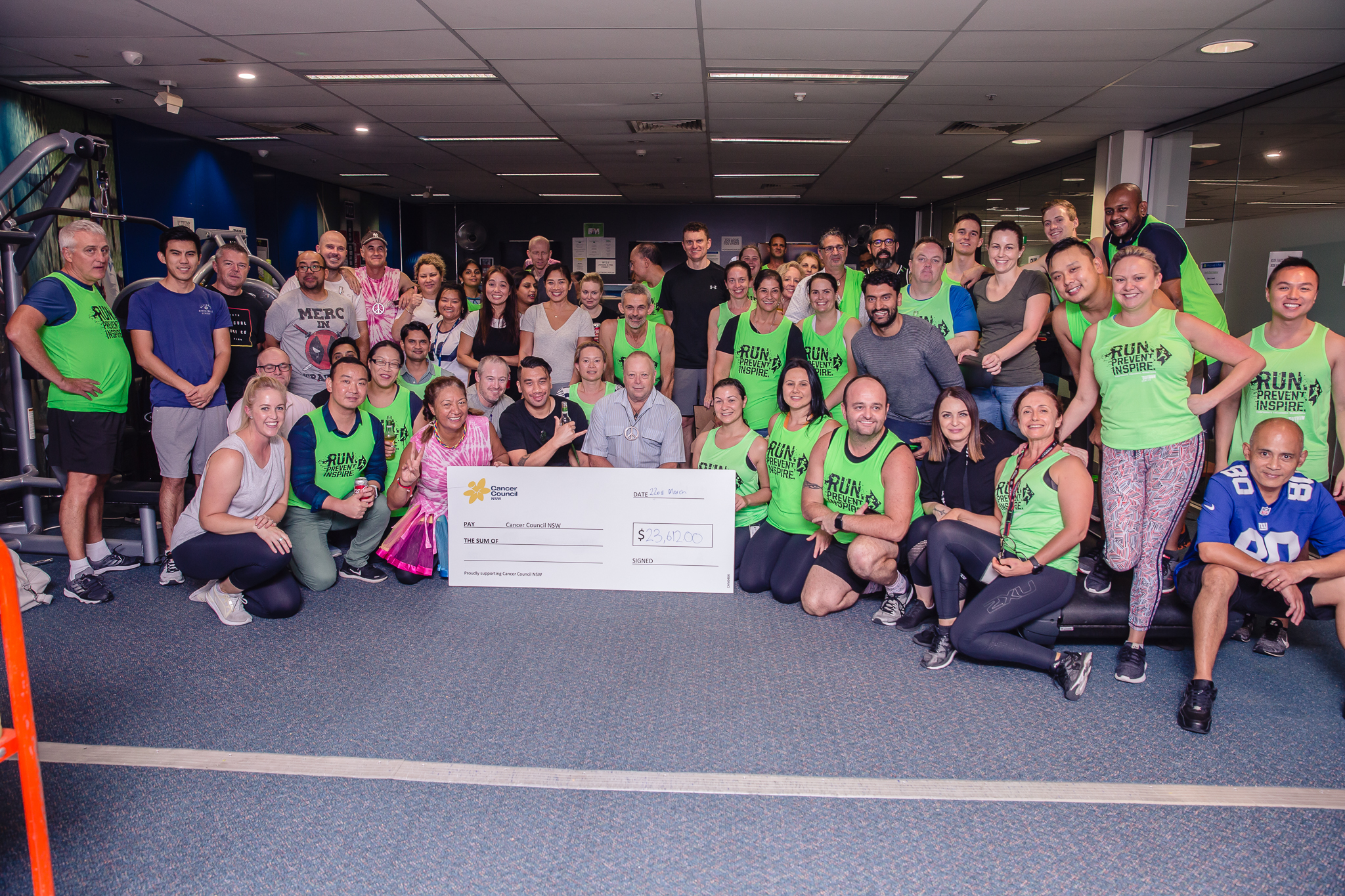 AMP Parramatta Corporate Treadmill Marathon 2019