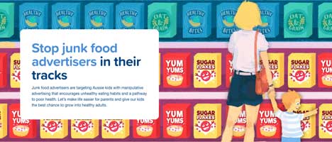 Stop junk food advertisers in their tracks